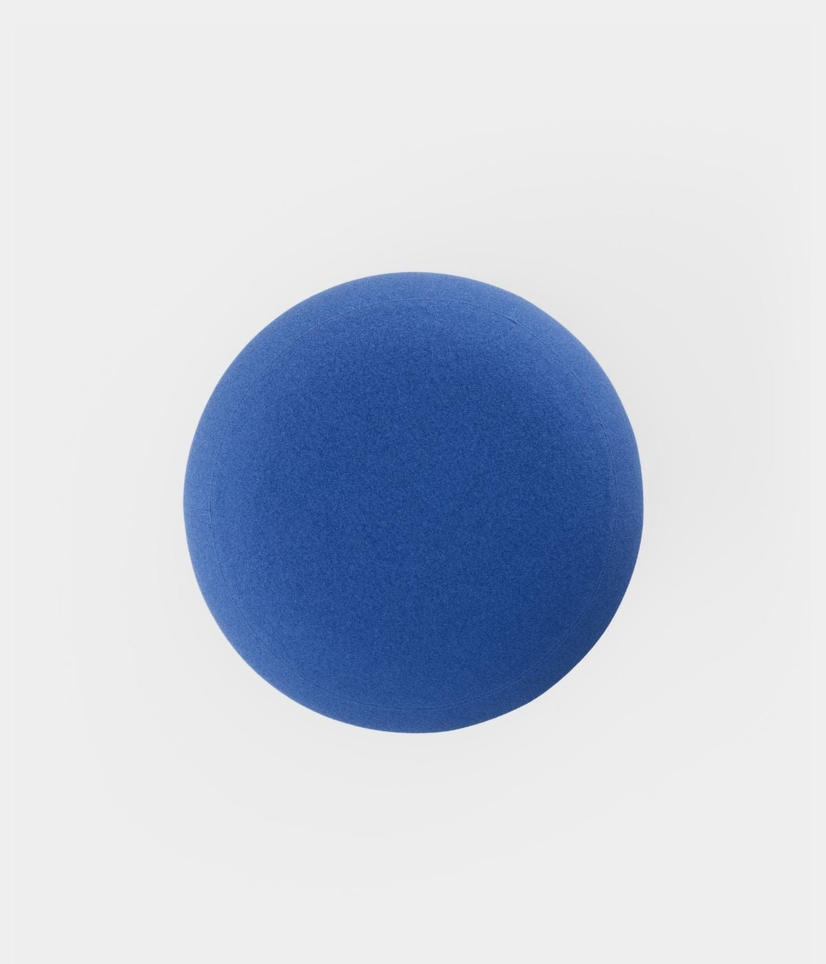 Frontaler Puffer Hocker in Blau