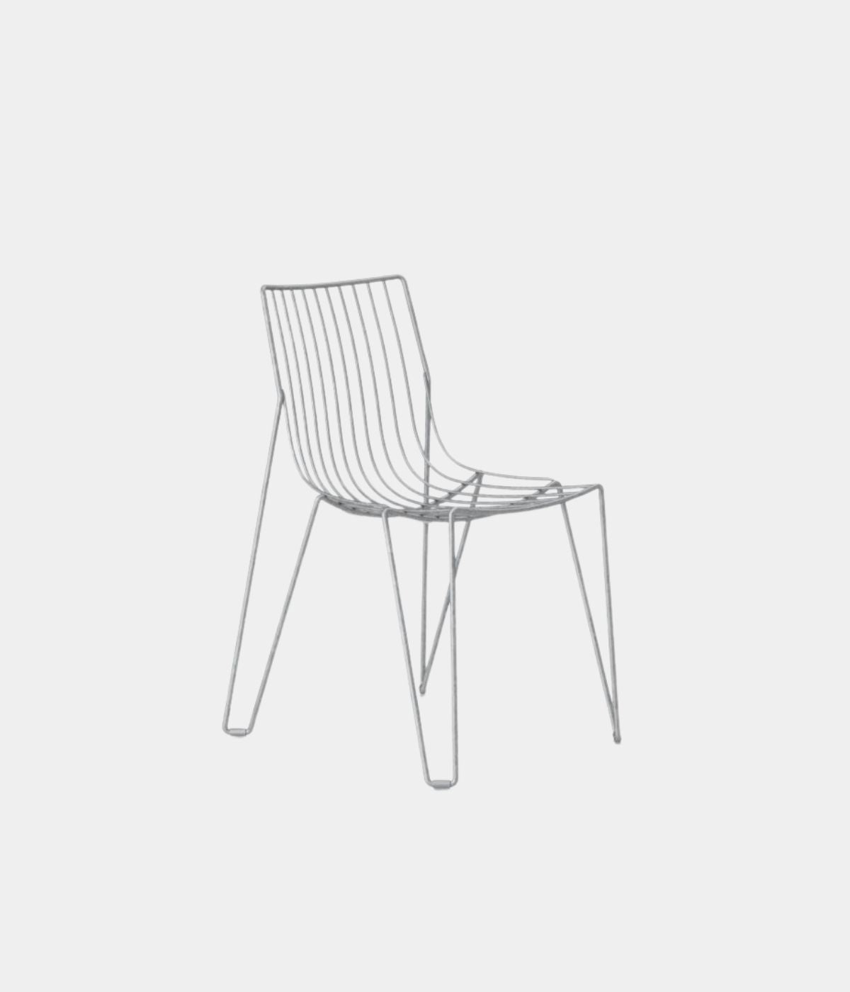 Tio Chair in Silber 
